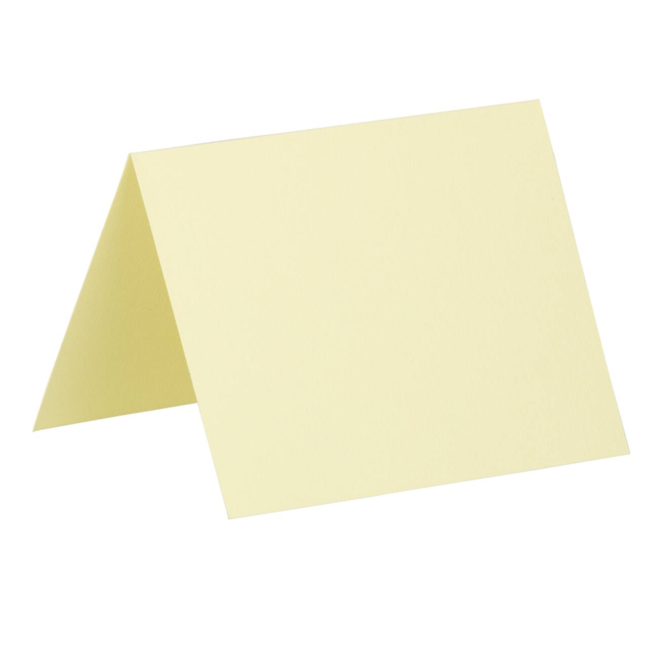 JAM Paper A2 Light Yellow Blank Foldover Cards